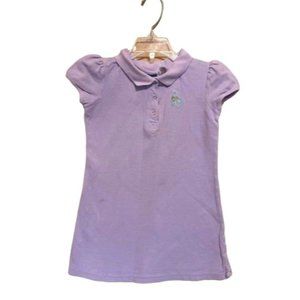 Purple dress polo style Girls size XS 4-5